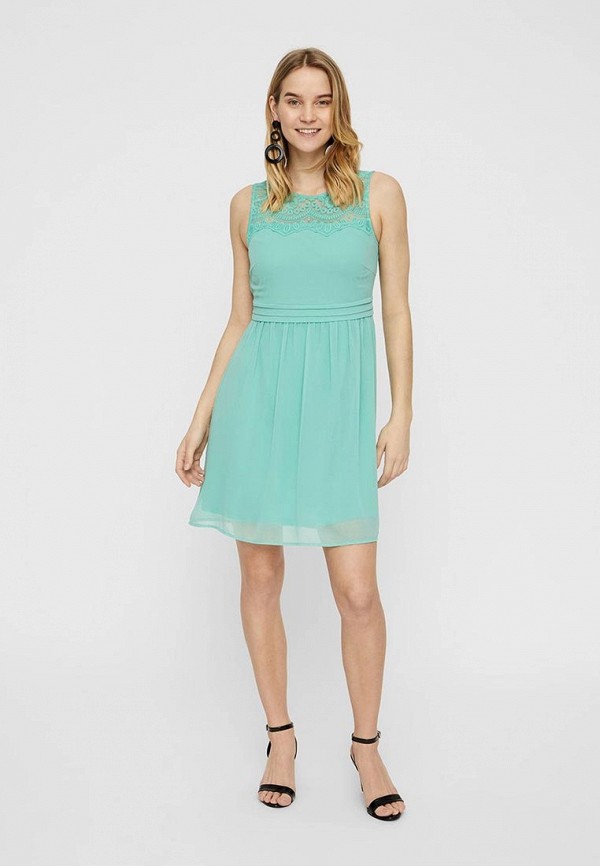 

Платье Vero Moda; Vero Moda VE389EWDLWU1, Бирюзовый