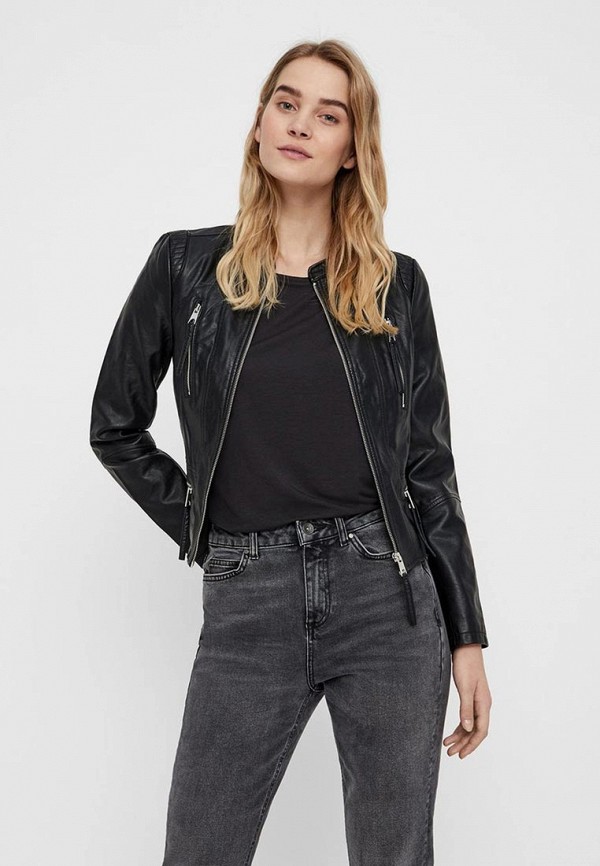 Куртка кожаная Vero Moda Vero Moda VE389EWDLWY7