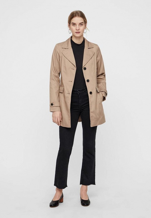 

Плащ Vero Moda; Vero Moda VE389EWDLXA5, Бежевый
