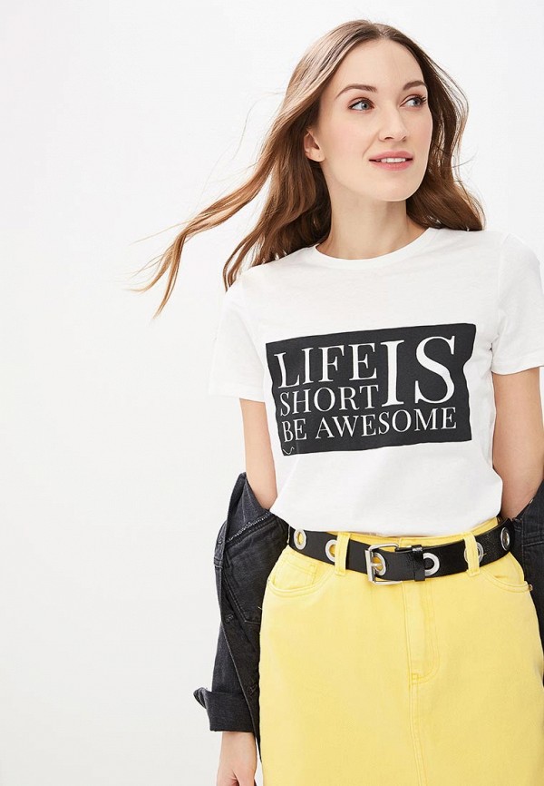 

Футболка Vero Moda, Vero Moda VE389EWECIU0, Белый