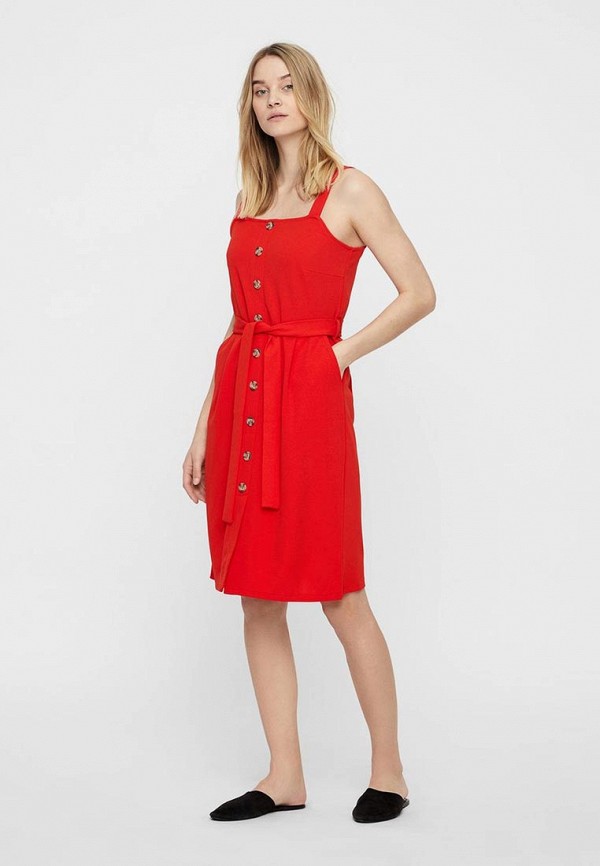 

Сарафан Vero Moda; Vero Moda VE389EWECIZ7, Красный