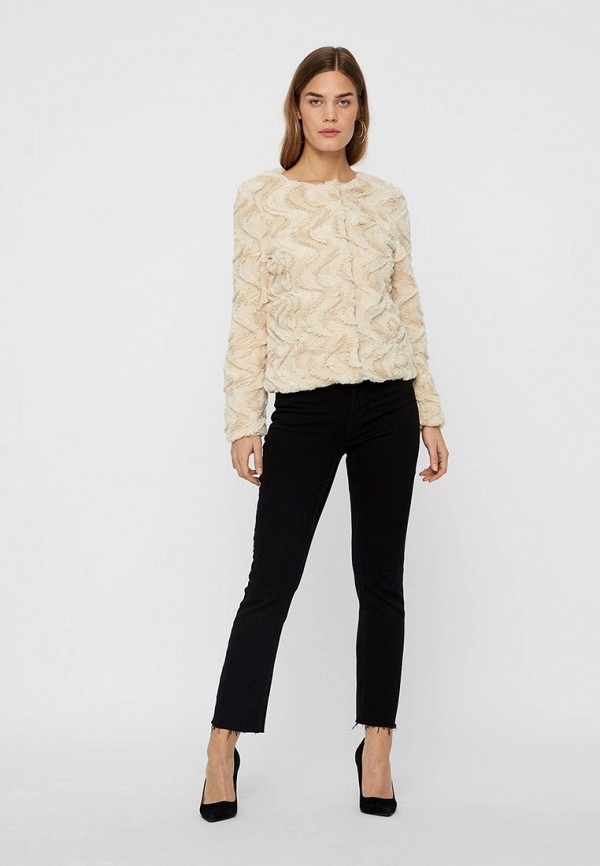 

Шуба Vero Moda, Бежевый, Vero Moda VE389EWFIMZ3