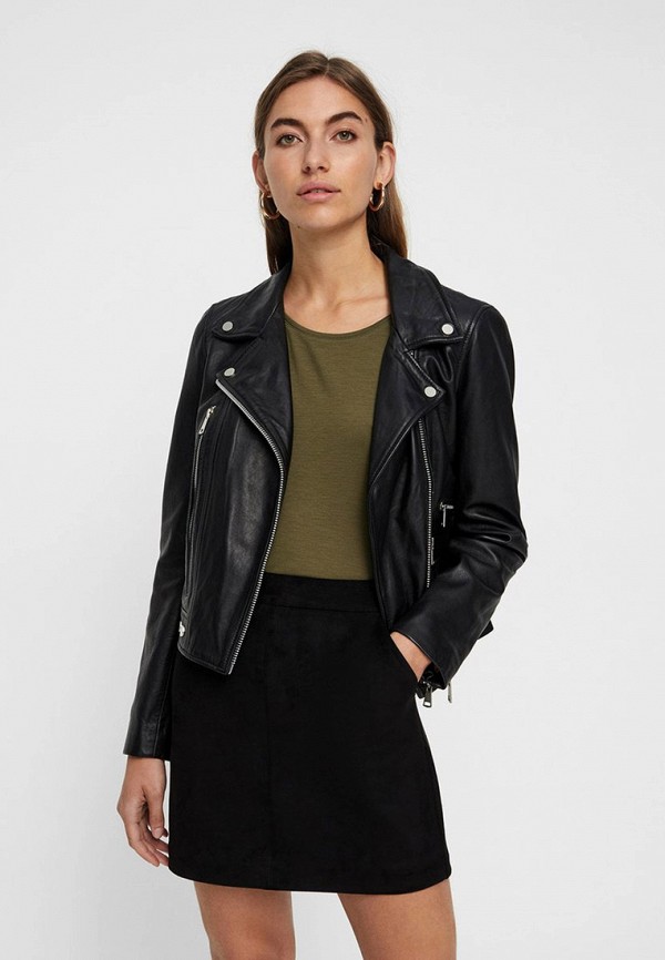 

Куртка кожаная Vero Moda, Черный, Vero Moda VE389EWGEFN8