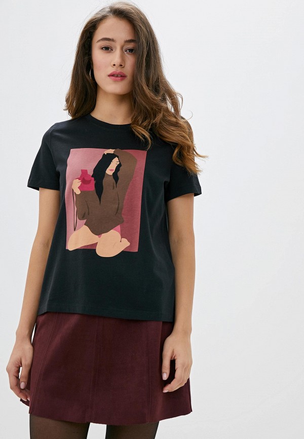 

Футболка Vero Moda, Черный, Vero Moda VE389EWGEFQ3