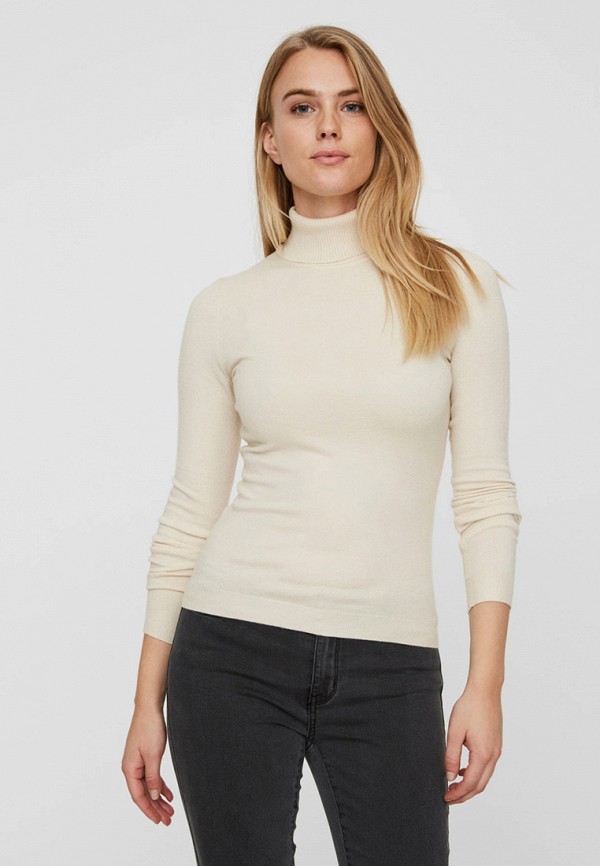 

Водолазка Vero Moda, Бежевый, Vero Moda VE389EWGLQP0