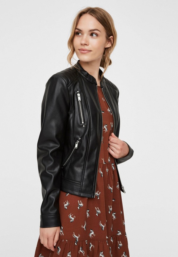 

Куртка кожаная Vero Moda, Черный
