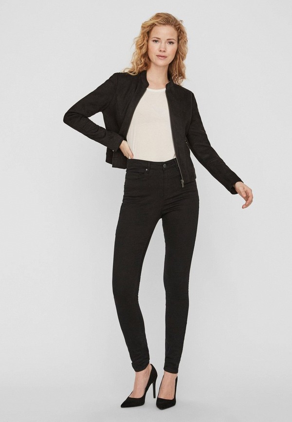 

Куртка кожаная Vero Moda, Черный, Vero Moda VE389EWHJED2