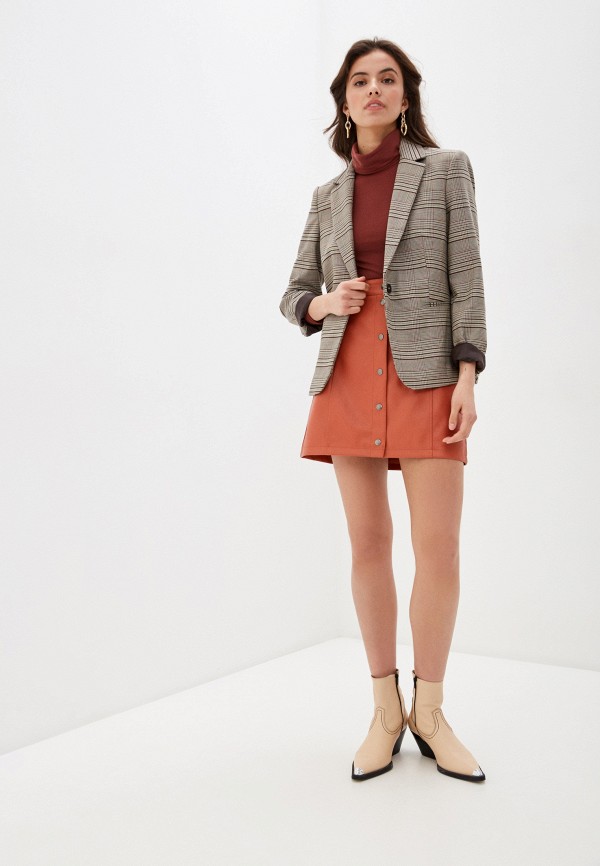 

Юбка Vero Moda, Коричневый, Vero Moda VE389EWHJED3