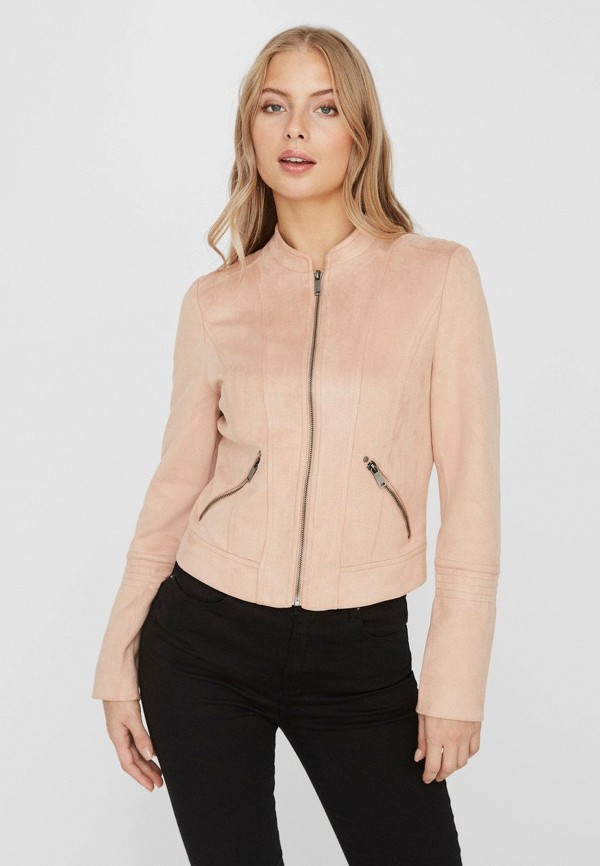 

Куртка кожаная Vero Moda, Розовый