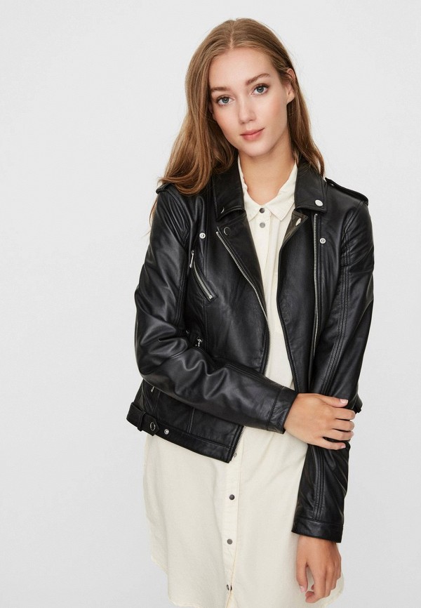 

Куртка кожаная Vero Moda, Черный
