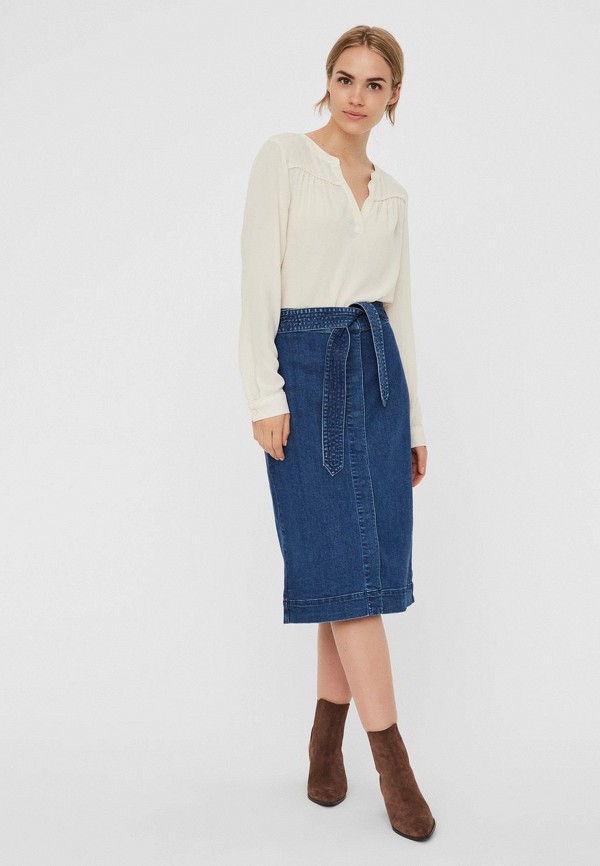 

Юбка джинсовая Vero Moda, Синий, Vero Moda VE389EWHJEI1