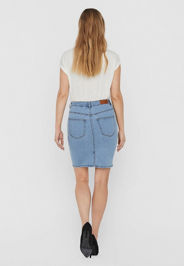 

Юбка джинсовая Vero Moda, Голубой, Vero Moda VE389EWHJEI6