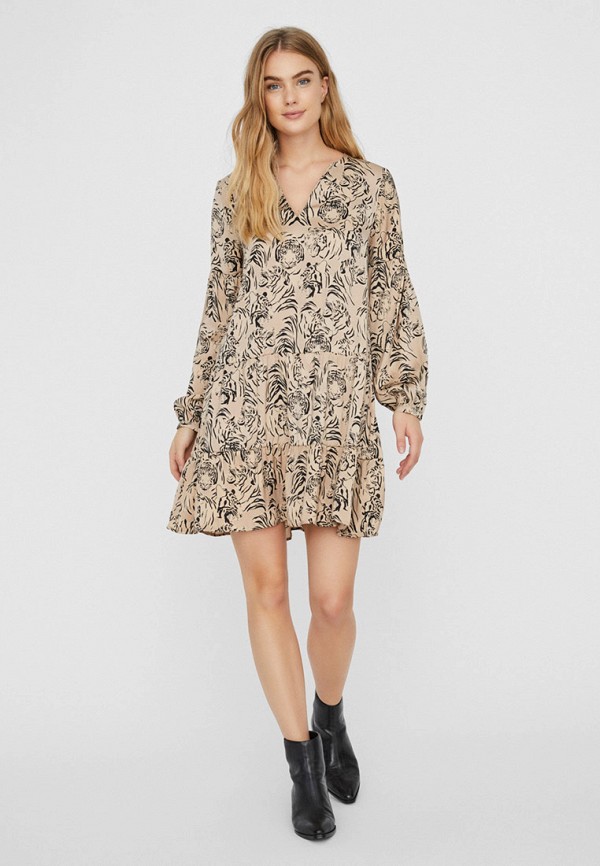 

Платье Vero Moda, Бежевый, Vero Moda VE389EWHJEO7
