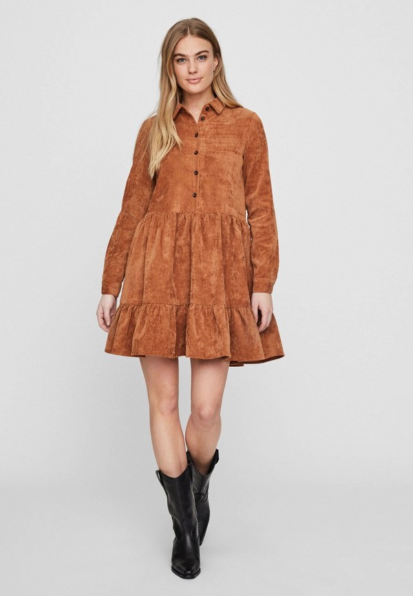 

Платье Vero Moda, Коричневый, Vero Moda VE389EWHJET0