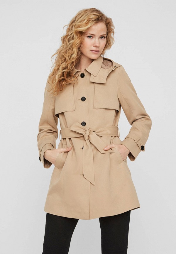 

Плащ Vero Moda, Бежевый
