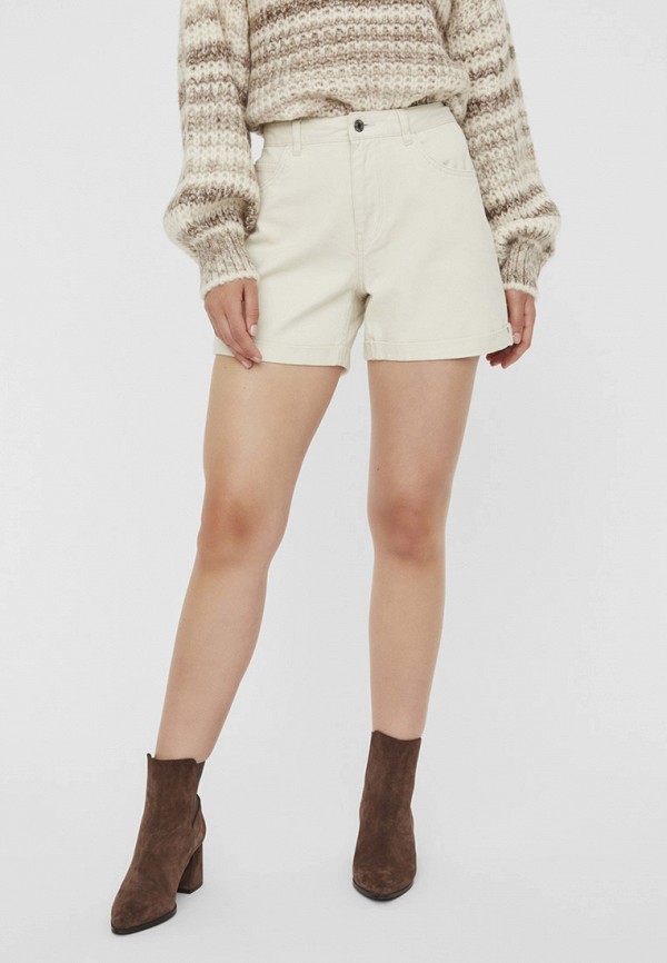 

Шорты Vero Moda, Бежевый, Vero Moda VE389EWHJKH5