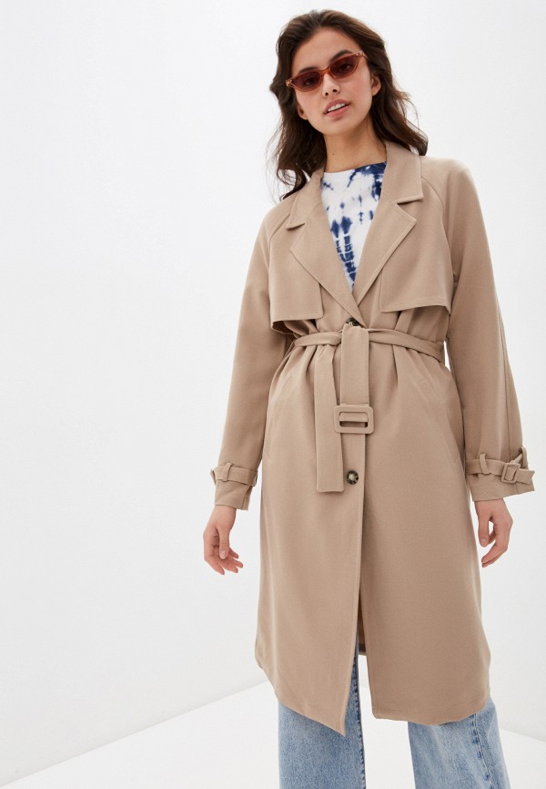 

Плащ Vero Moda, Бежевый, Vero Moda VE389EWHJKI9