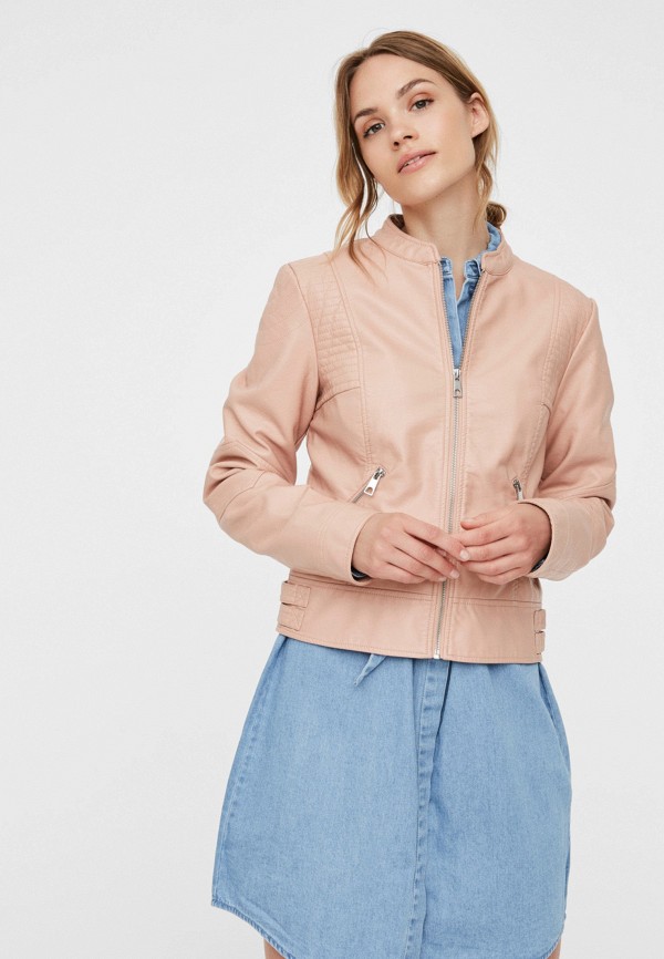

Куртка кожаная Vero Moda, Розовый