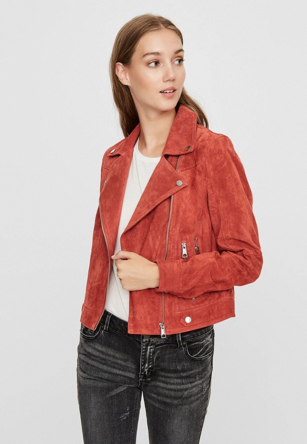 

Куртка кожаная Vero Moda, Красный