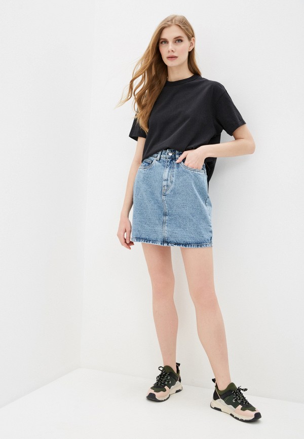 

Юбка джинсовая Vero Moda, Голубой, Vero Moda VE389EWHJKQ9