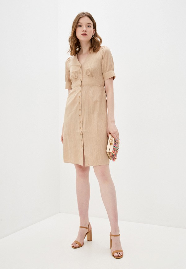 

Платье Vero Moda, Бежевый, Vero Moda VE389EWHJLK3