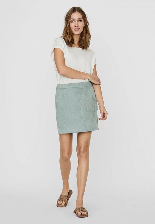 

Юбка Vero Moda, Хаки, Vero Moda VE389EWITSU1