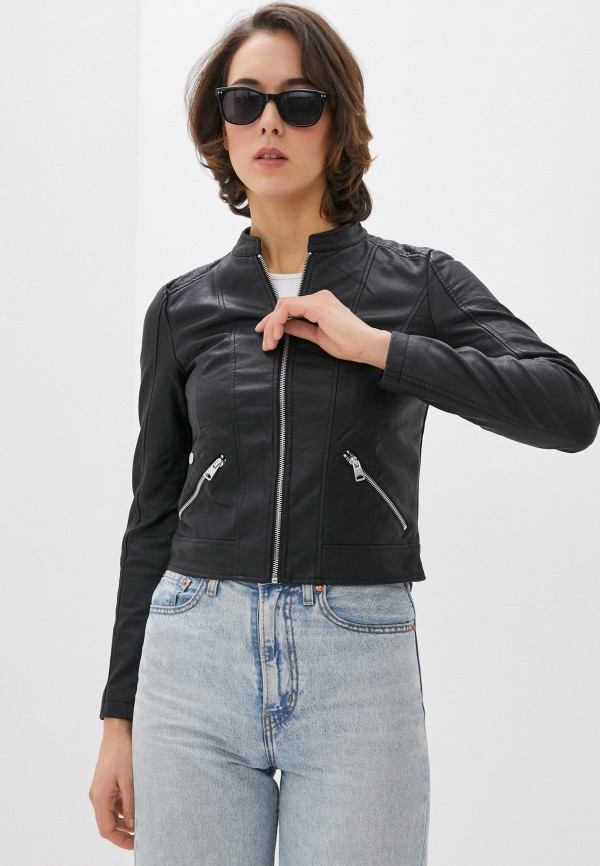 

Куртка кожаная Vero Moda, Черный, Vero Moda VE389EWLRWA6