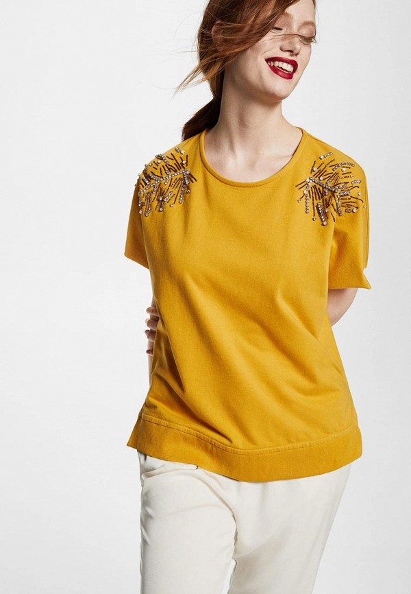 

Футболка Violeta by Mango, Желтый