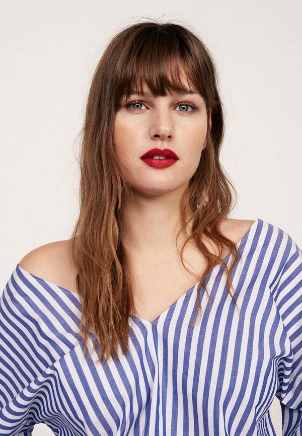 

Блуза Violeta by Mango, Синий