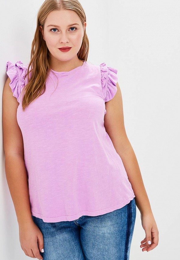 

Футболка Violeta by Mango, Фиолетовый