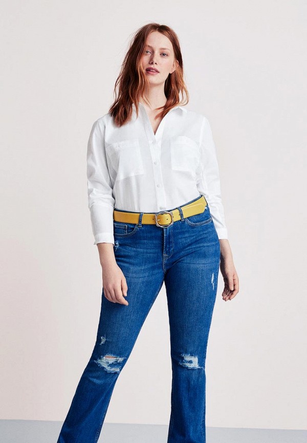 

Рубашка Violeta by Mango, Белый