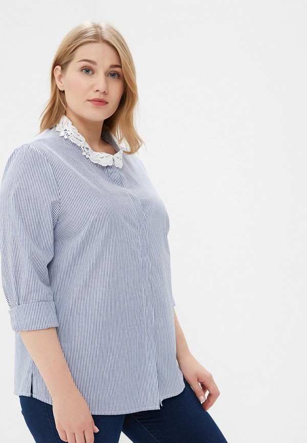 

Блуза Violeta by Mango, Синий
