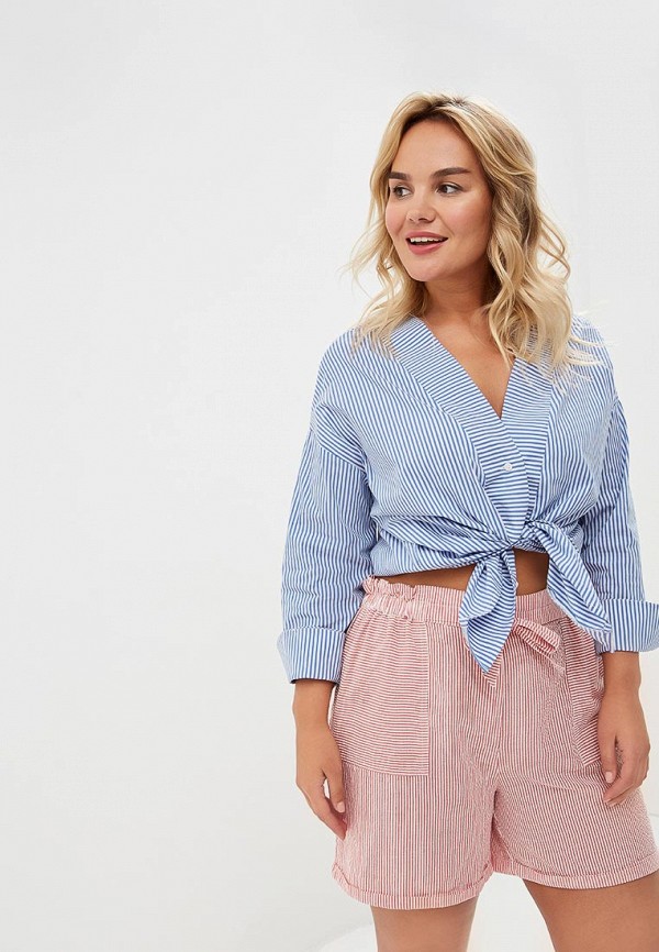 

Блуза Violeta by Mango, Синий