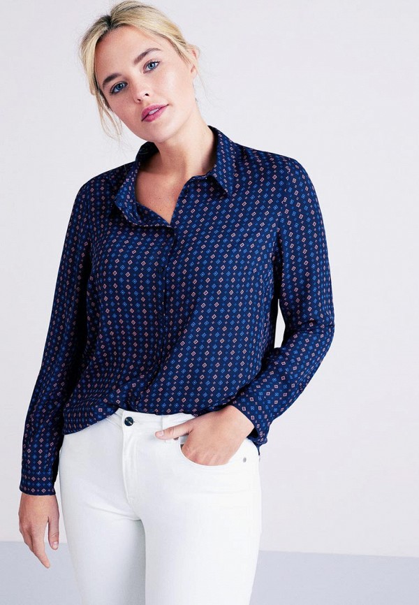 

Блуза Violeta by Mango, Синий