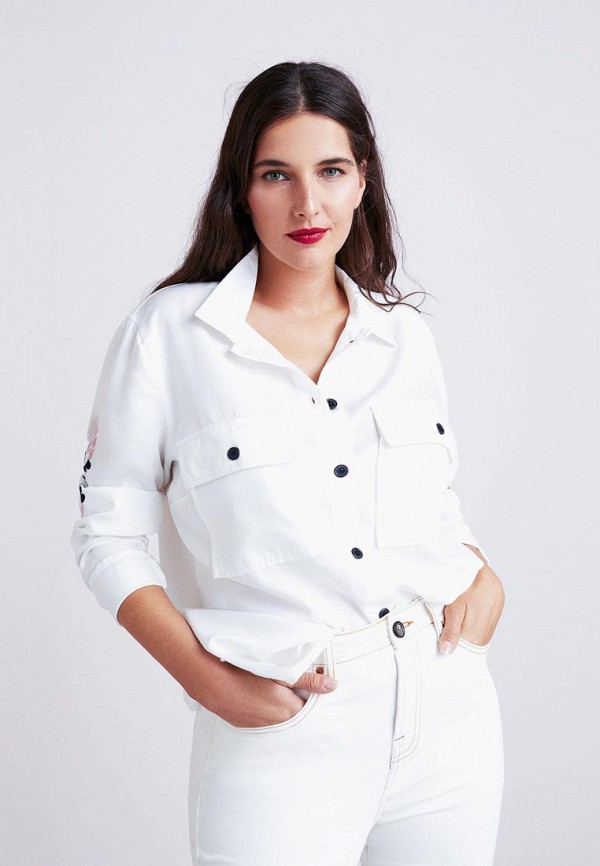 

Рубашка Violeta by Mango, Белый