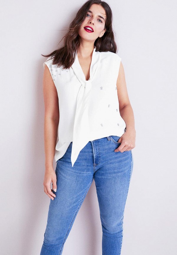 

Топ Violeta by Mango, Белый