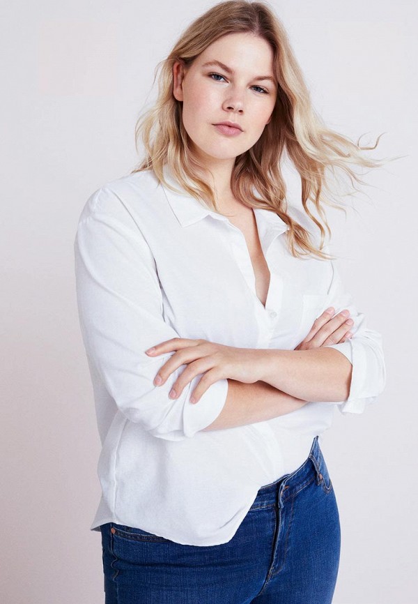 

Блуза Violeta by Mango, Белый