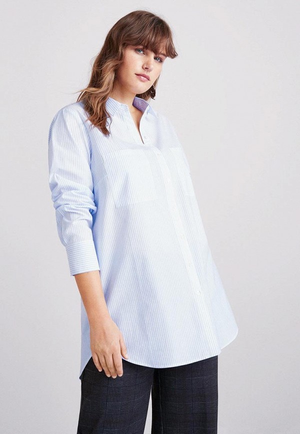 

Рубашка Violeta by Mango, Голубой