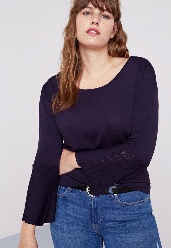 

Лонгслив Violeta by Mango, Фиолетовый