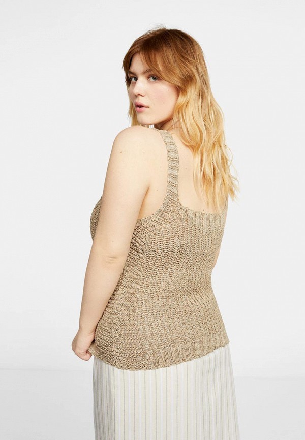 

Топ Violeta by Mango, - GOLDIE, Бежевый