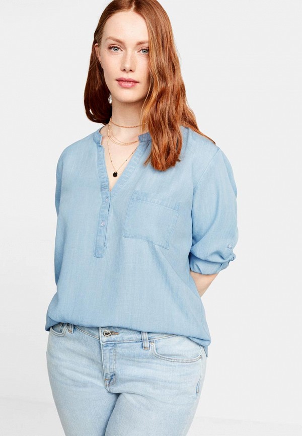

Рубашка Violeta by Mango, - LIMITED, Голубой