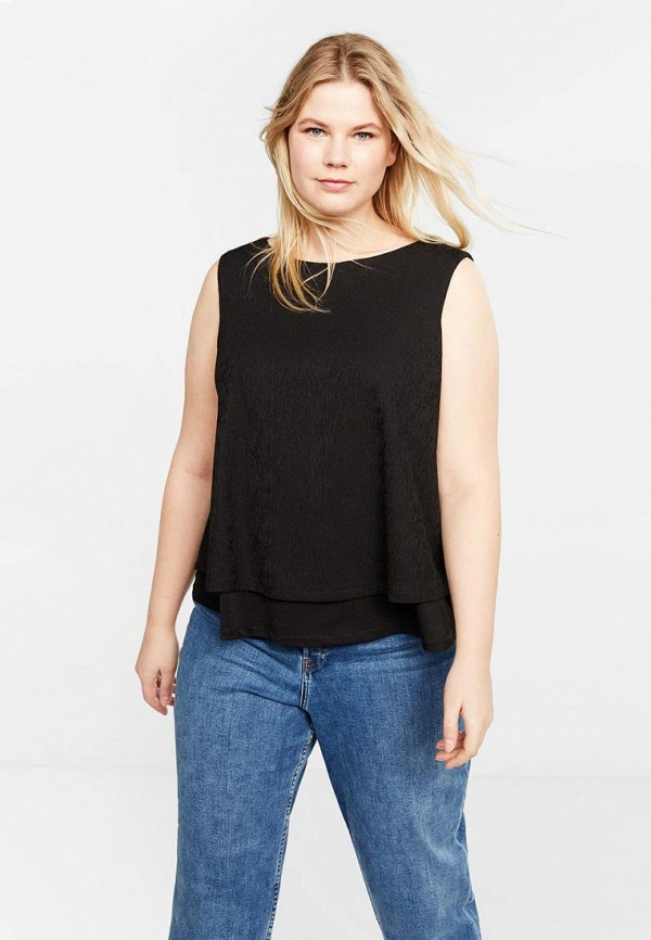 

Топ Violeta by Mango, - DOBLE, Черный
