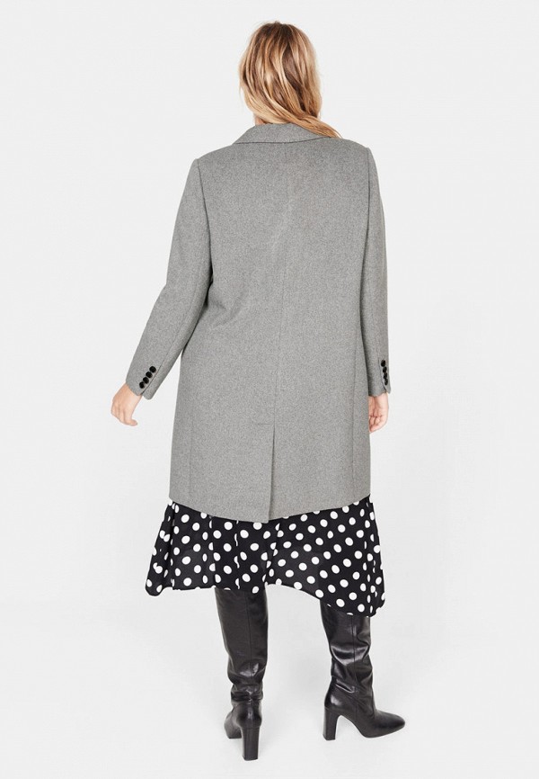 

Пальто Violeta by Mango, Серый, - BASIC51