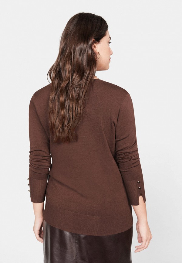 

Джемпер Violeta by Mango, Коричневый, - GINA