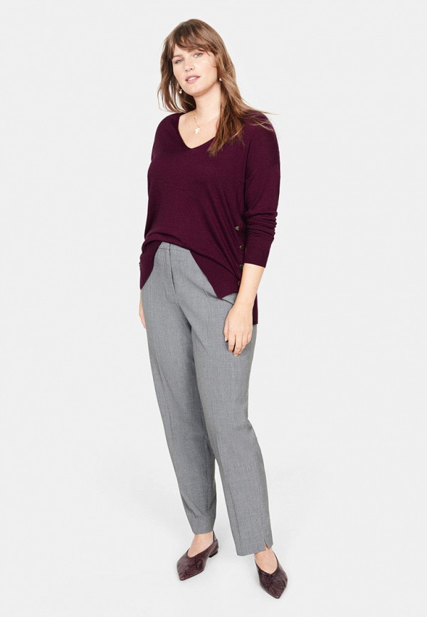 

Пуловер Violeta by Mango, Бордовый, - SNAPS