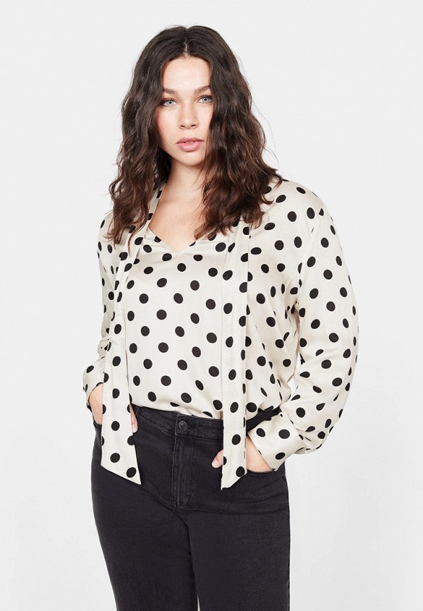 

Блуза Violeta by Mango, Белый, - TOP