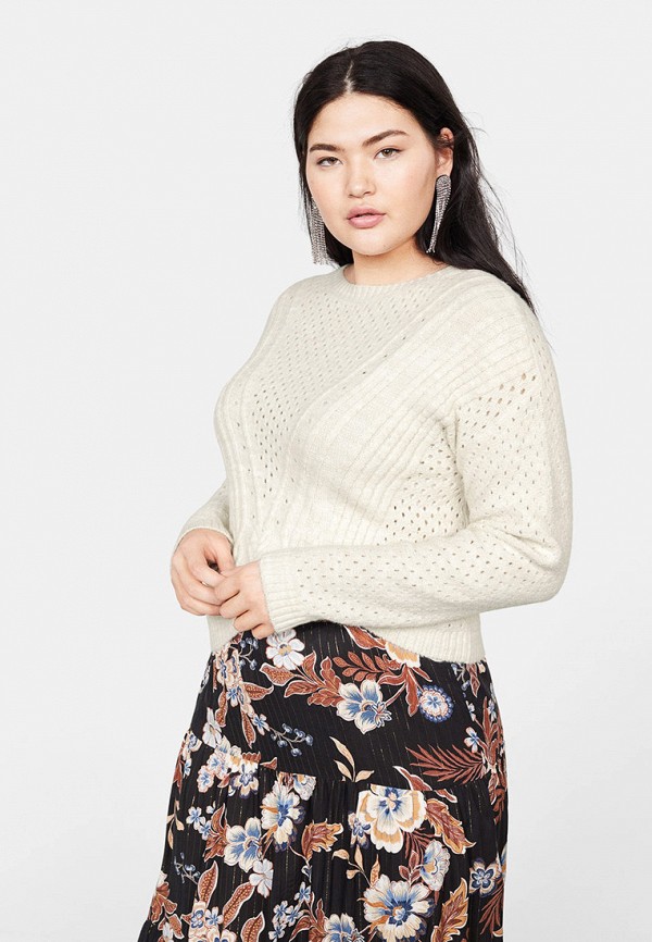 

Джемпер Violeta by Mango, Белый, - CALAT
