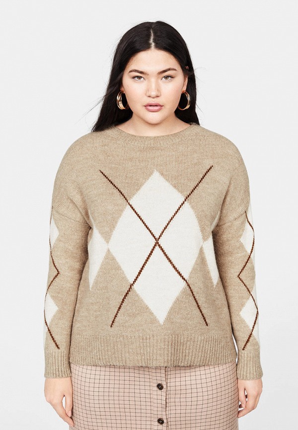 

Джемпер Violeta by Mango, Бежевый, - ROMBO