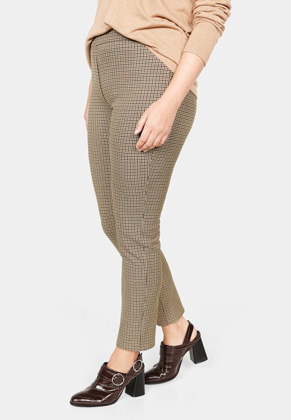 

Брюки Violeta by Mango, Коричневый, - ELASTIC5