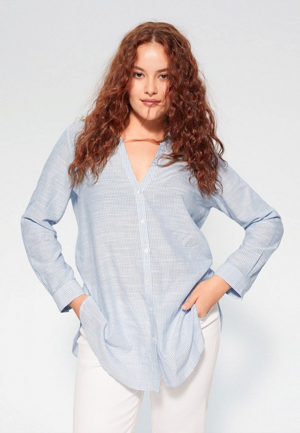 

Блуза Violeta by Mango, Голубой, - BILMA6